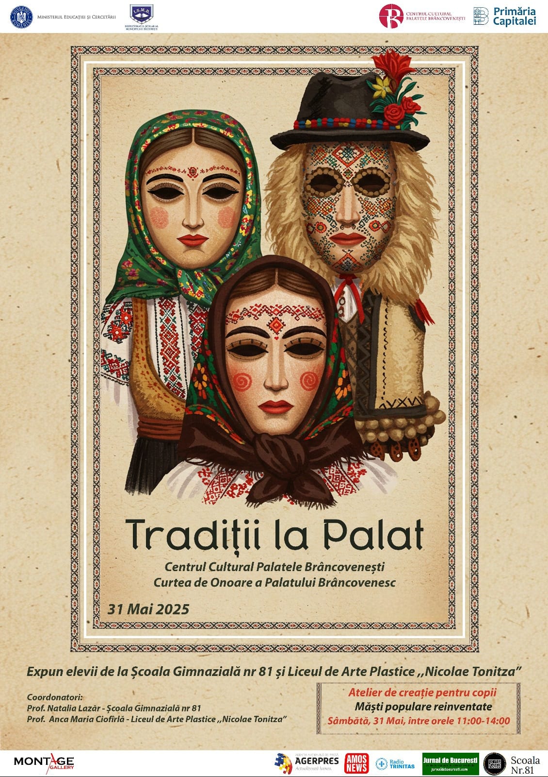 Afis TRADITII LA PALAT 31 mai 2025