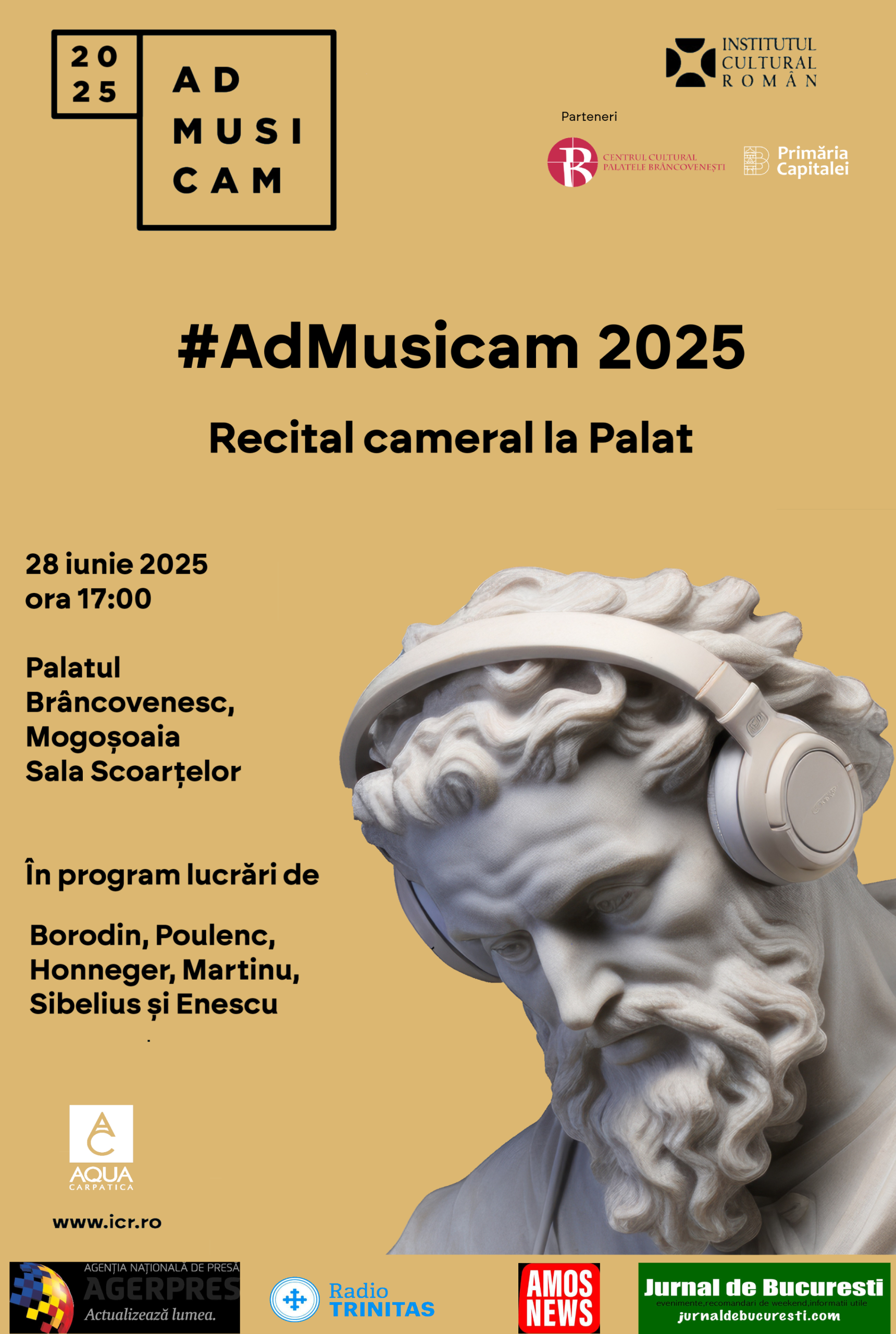 Afis AdMusicam 2025 28 iunie