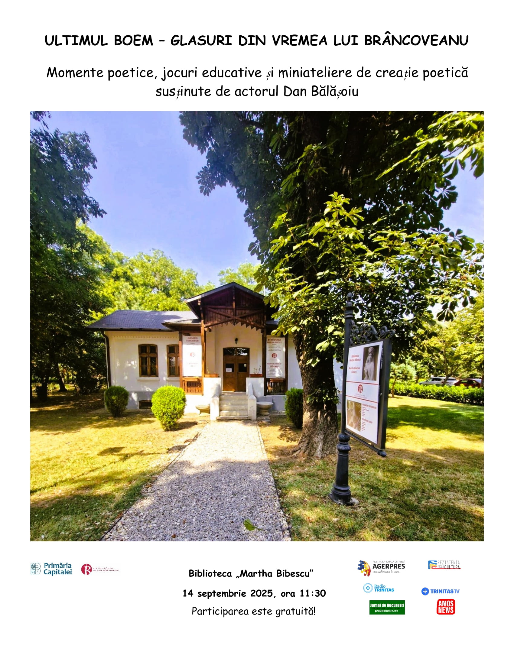 AFIS ULTIMUL BOEM-GLASURI DIN VREMEA LUI BRANCOVEANU 14.09.2025