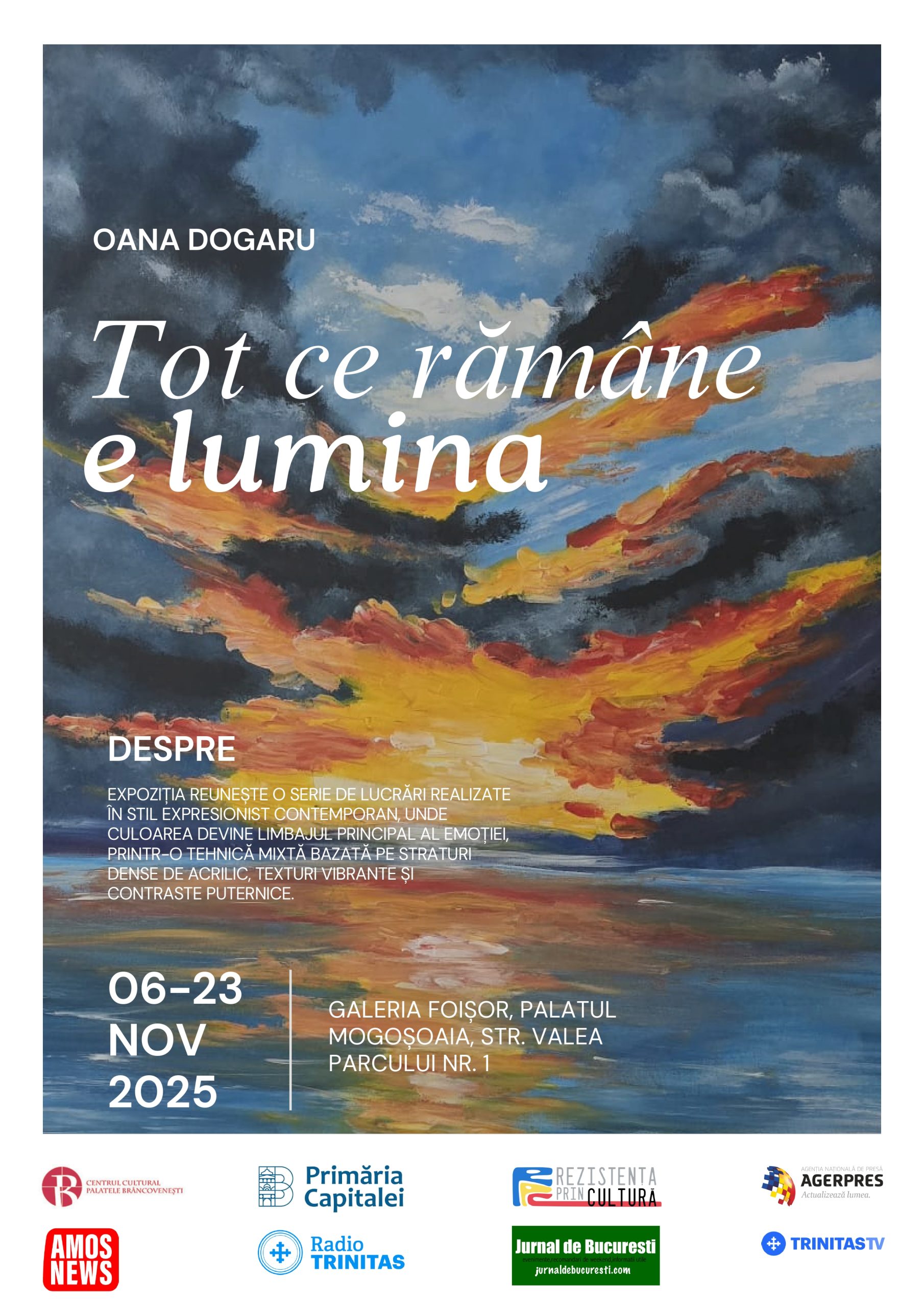 Afis expozitia Tot ce rămâne e lumina