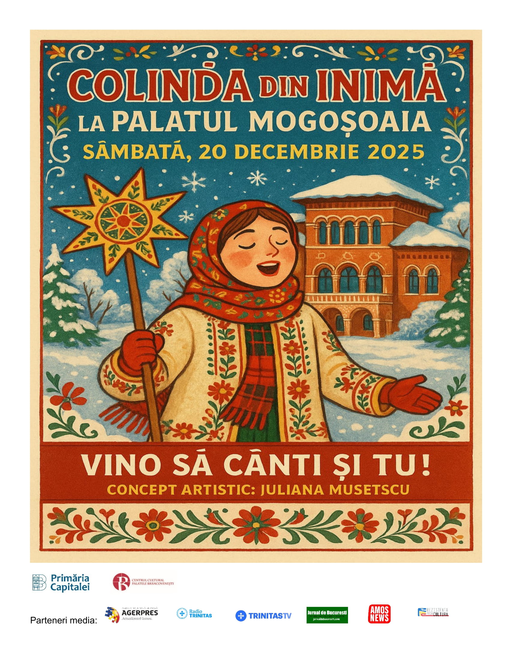 Afis Colindă din inimă