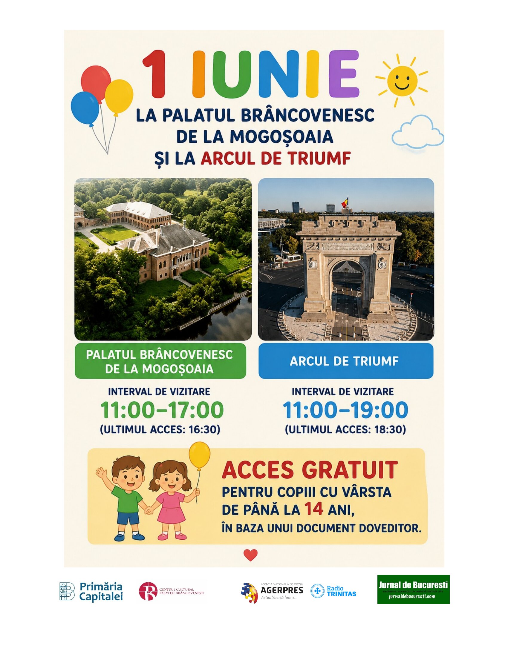 1. Afiș 1 iunie – Ziua Copilului