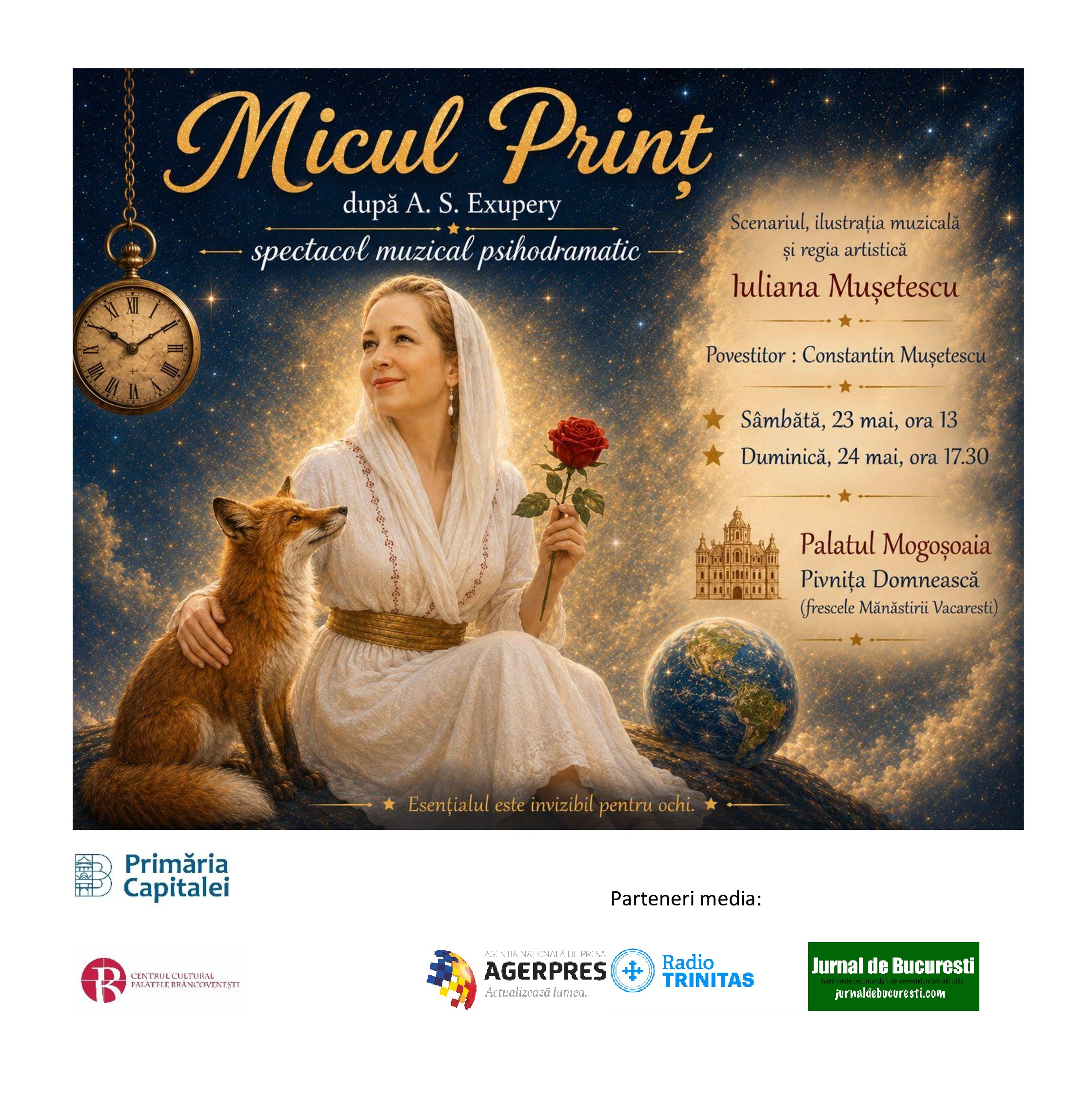 1. Afis Micul Prinț 23 si 24 mai 2026