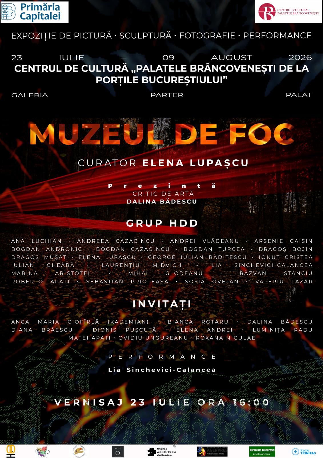 Afis Muzeul de foc