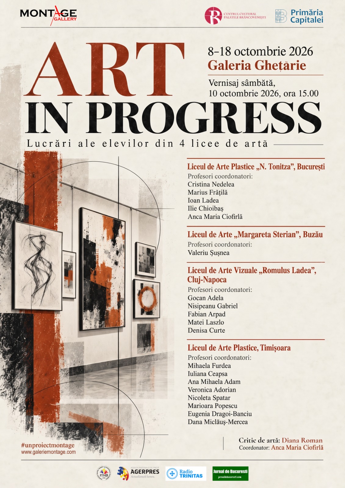 1. Afiș Art in progress