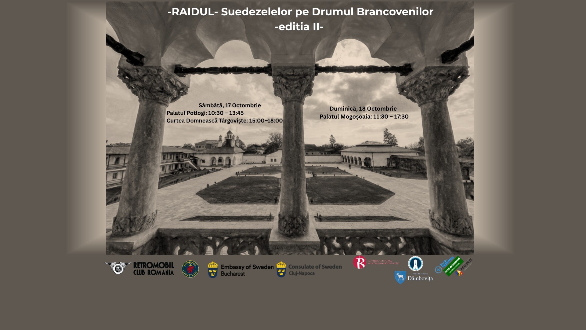 4. Afis RAIDUL Suedezelor pe Drumul Brancovenilor – 2026